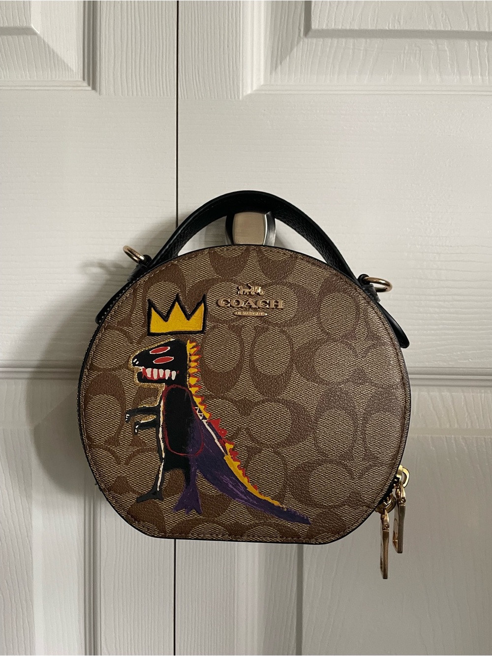 Coach X Jean-Micheal Basquiat Dinosaur Crossbody Bag
